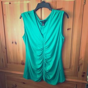 WHBM Turquoise Top